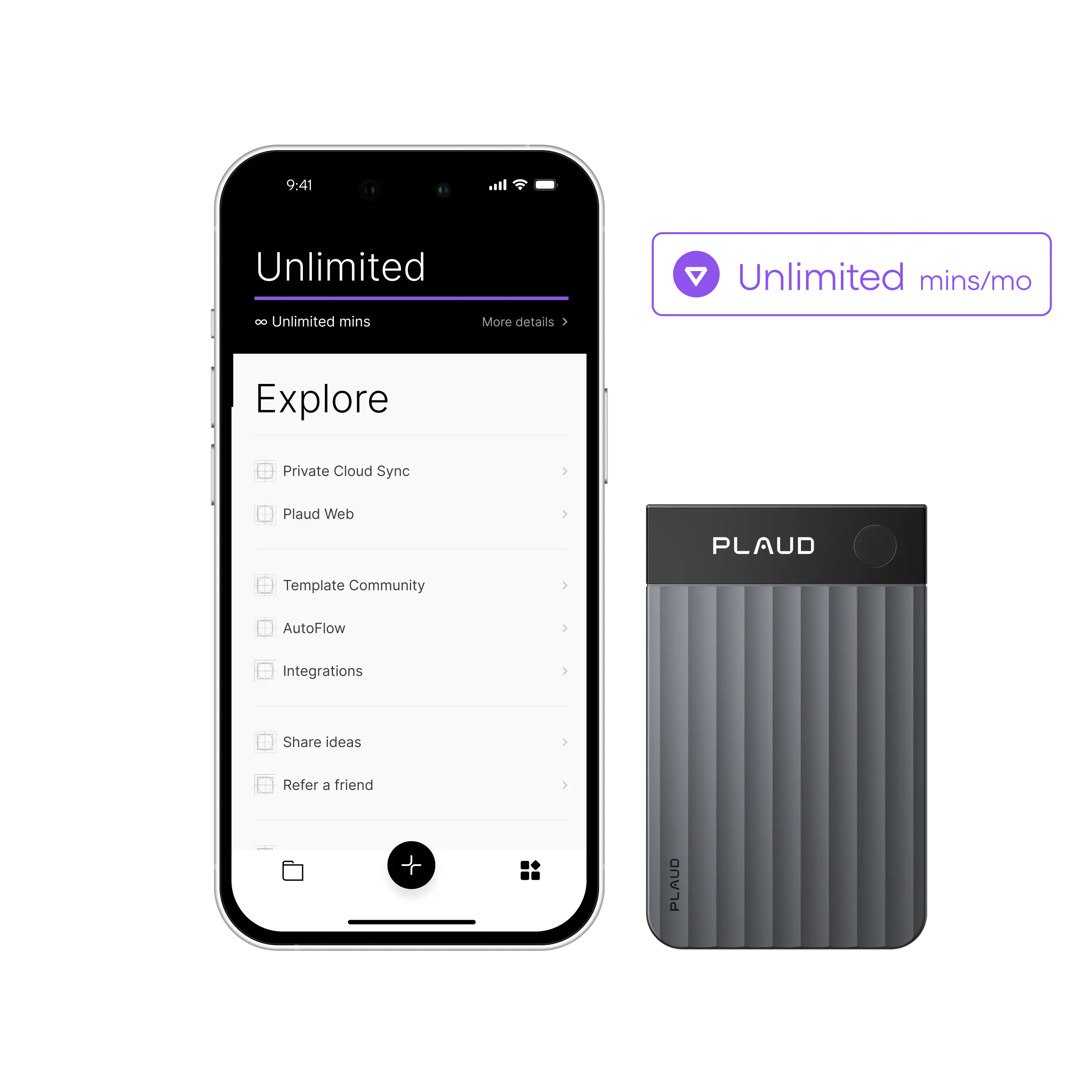 Plaud Note Pro & AI Annual Unlimited Plan