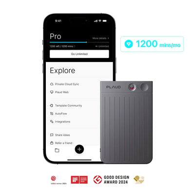 Plaud Note & AI Annual Pro Plan