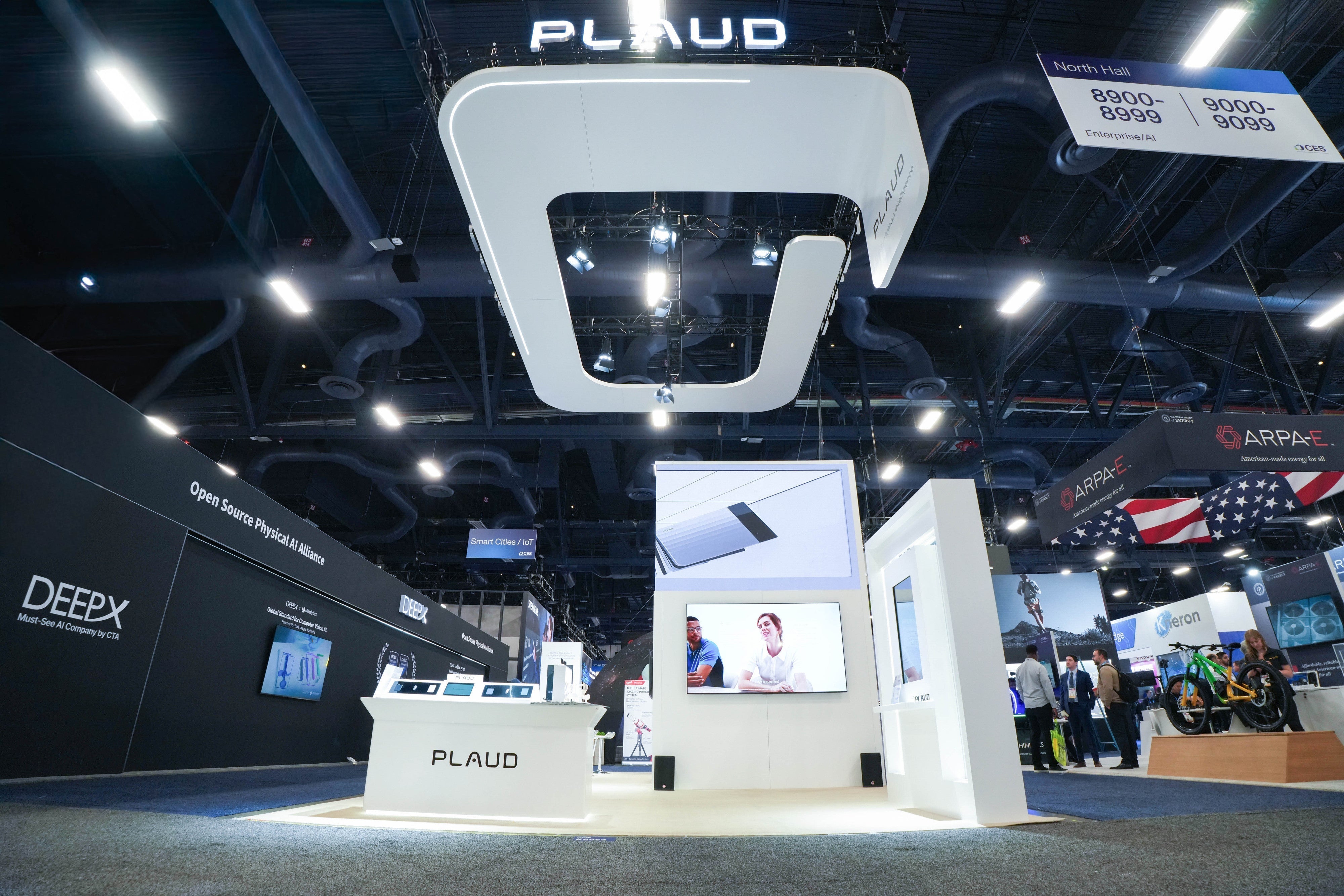 PLAUD booth at CES 2026