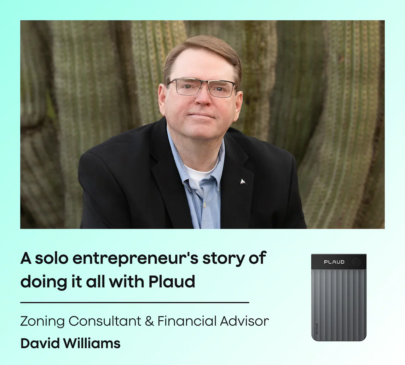 "This is my AI assistant": A solo entrepreneur's story of doing it all with Plaud