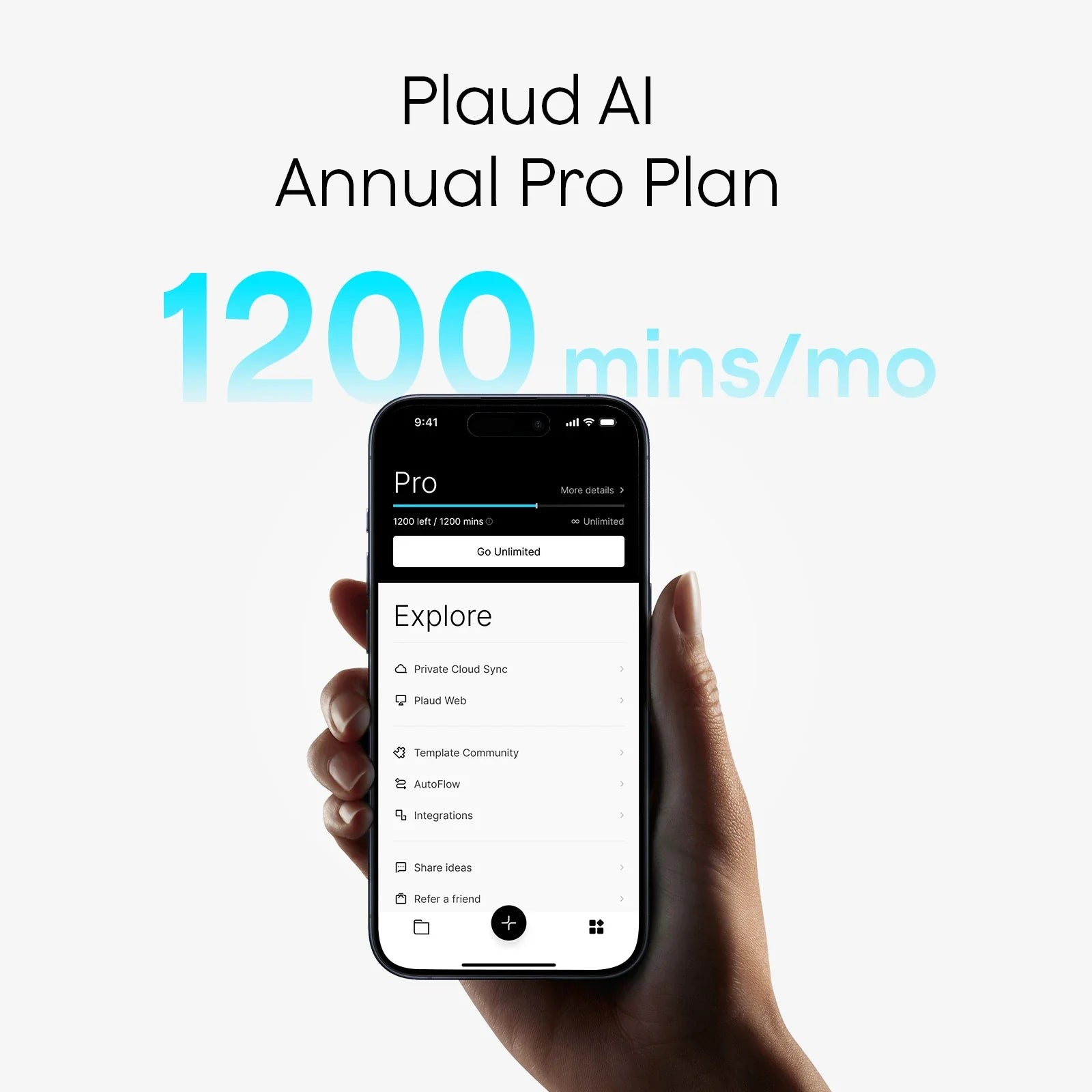 Plaud Intelligence Pro Plan - Annual