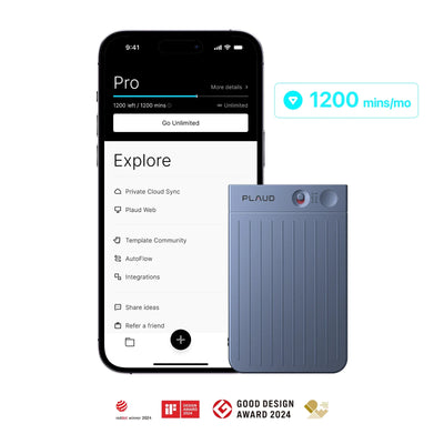 Plaud Note & AI Annual Pro Plan