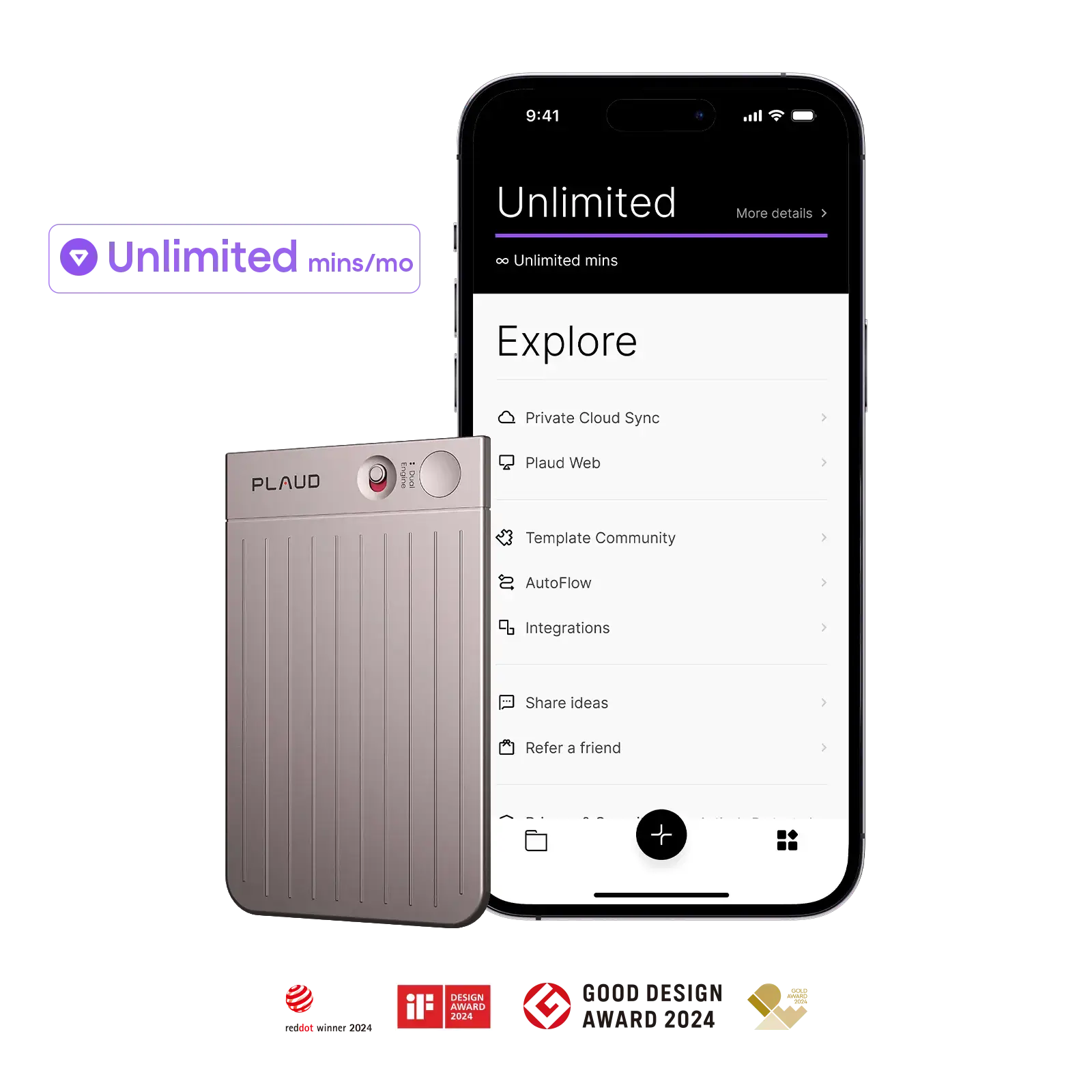 Plaud Note & AI Annual Unlimited Plan