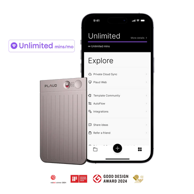 Plaud Note & AI Annual Unlimited Plan