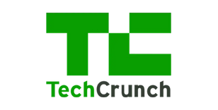 TechCrunch logo in green and grey.