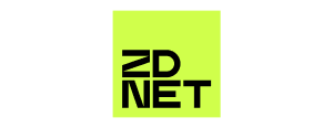 ZDNET logo on a lime green background.